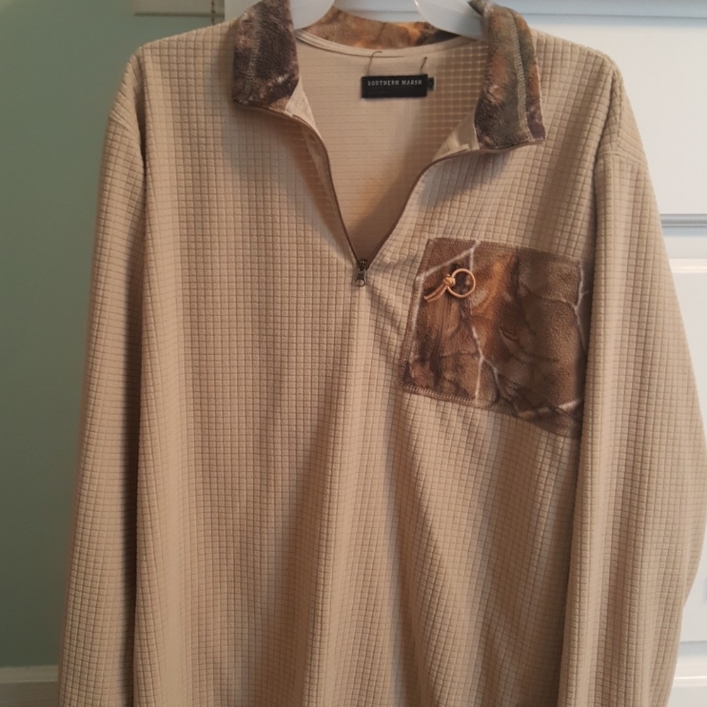 Long we've half zip pullover by Southern Marsh